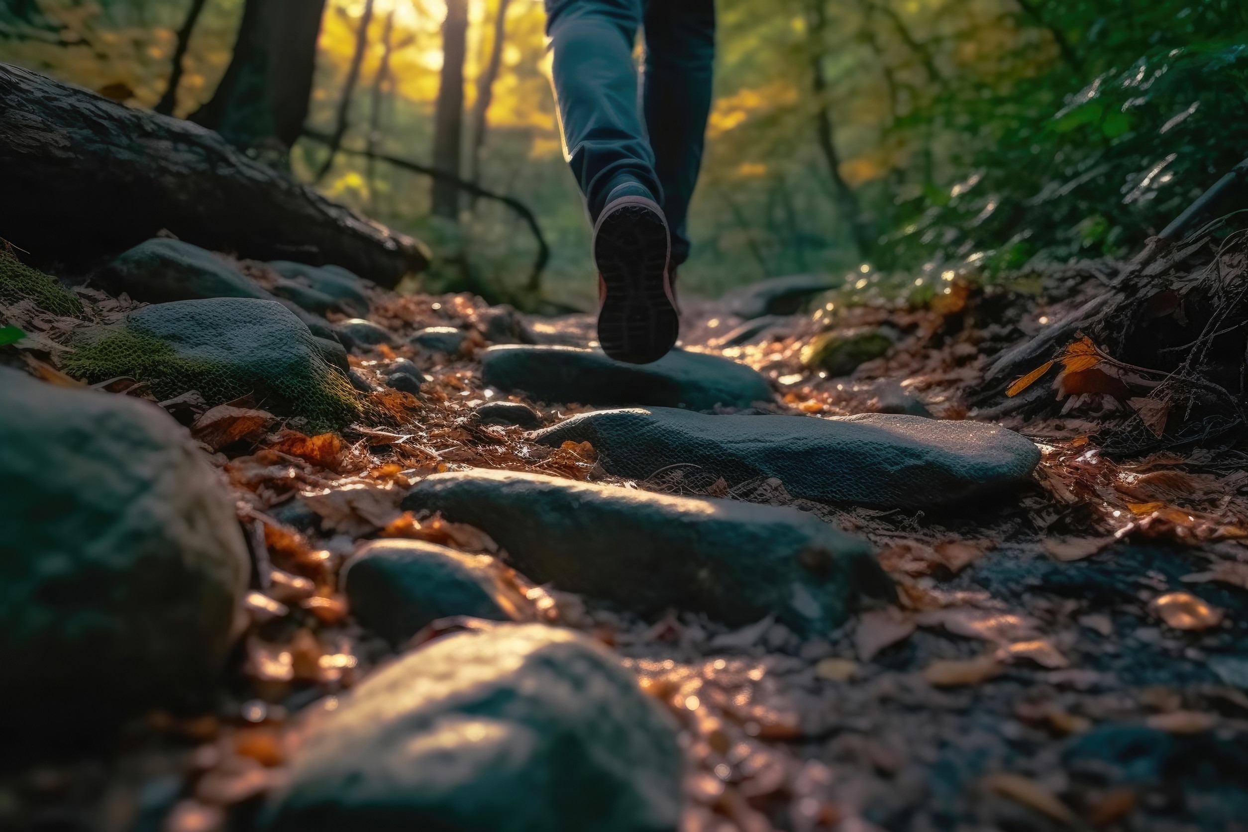 Footprints on the Rocky Trail: Embracing Nature's Path Generative AI